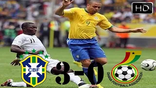 Brazil vs Ghana 3-0 All Goals & Highlights 27/06/2006 (Round of 16) World Cup 2006 HD