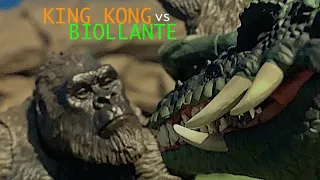 King Kong vs Biollante (A Monsterarts Stop Motion)