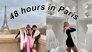 48 HOURS IN PARIS: Yacht Cruise, Eiffel Tower, Dior Museum, & Eating Snails | Vlogmas Day 4