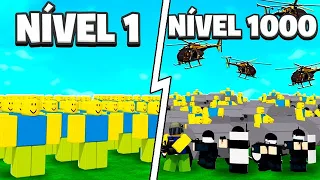 OS SOLDADOS DO EXÉRCITO DE NOOBS EVOLUÍRAM NO ROBLOX!!