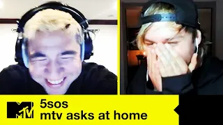 TEASER: Find Out 'Which 5SOS Member Does The Weirdest Stuff In Lockdown?' | MTV Asks At Home
