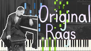 Jelly Roll Morton Plays Scott Joplin - Original Rags 1939 (Ragtime / Classic Jazz Piano Synthesia)