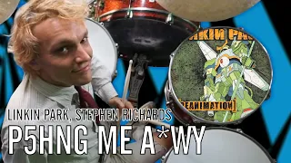 Linkin Park - P5hng Me A*wy | Office Drummer [First Time Hearing]