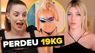 COMO ELA PERDEU PESO E SECOU A BARRIGA? | REACT THAISA LEAL