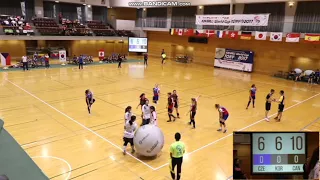 Kin-Ball World Cup 2017 Japan - Canada / Rep Tchèque / Corée F P1