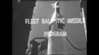 Polaris Missle Test US Navy 1960 Nuclear Sub-launched Fleet Ballistic MIssle