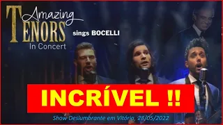 AMAZING TENORS IN CONCERT 2022, Sings BOCELLI - SHOW COMPLETO !!