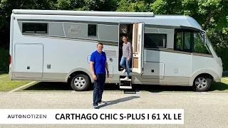 Carthago Chic S-Plus I 61 XL LE: Premium-Wohnmobil / Liner auf Iveco-Basis im Test | Roomtour | 2021