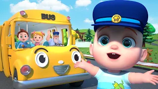 Wheels on the Bus | Gobooboo Kids Songs & Nursery Rhymes | Best Cars & Trucks Videos for Kids