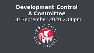 Development Control A Committee Wednesday, 30th September, 2020 2.00 pm