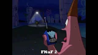 Every FNaF game portrayed by Spongebob