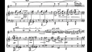 Benjamin Britten - Three Pieces for Violin and Piano, Op. 6 (1935) [Score-Video]