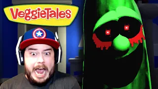 LARRY THE CUCUMBER HAS GONE INSANE!! | Random Horror Games! (VeggieTales Edition)