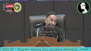 Berkumur Ketika Ambil Wudhuk Ketika Berpuasa - Ustaz Azhar Idrus