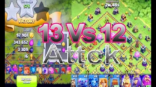 Clash of clans- 2020 year in review Twon hll 13 upgrade Version Best Th 13  Attack Th 12 earn 2 star