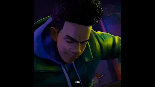 Miles morales face of realisation | Spiderman across the spider verse | #spiderman #shorts #edit