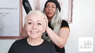 Clip in hair extensions on very short hair tutorial