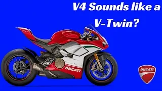 Here's Why The New Ducati Panigale V4 sounds like a V-Twin