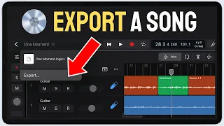 How to EXPORT a song in Logic Pro for iPad