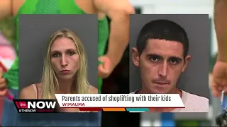 Parents arrested after being accused of shoplifting Walmart with their kids