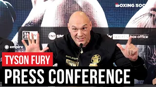 Tyson Fury EXPLODES! Talks Oleksandr Usyk, Injury Delay | Full Press Conference