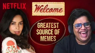 @TanmayBhatYT & Mallika Sherawat React to Welcome | Netflix India