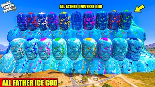 Franklin and Shinchan Hunting Lava God & All Father Universe God Powers To Help All Father Ice God