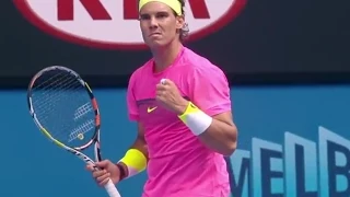 Shot of the day: Rafael Nadal (QF) - Australian Open 2015