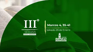 Evangelio 29 enero 2022 San Marcos 4, 35  41