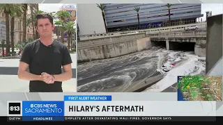 Hilary's aftermath: Las Vegas drenched