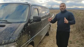 Volkswagen Transporter 4x4 syncro sahibi muayene de başından geçeni anlatıyor.  Dikkat edin...