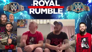 KWT!!! Royal Rumble 2023 Roman Reigns vs Kevin Owens reaction, the Bloodline beat down on Sami Zayn