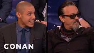 Theo Rossi & Tommy Flanagan's Sexual Superfans | CONAN on TBS