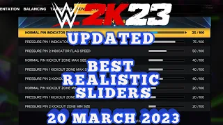 *UPDATED* #WWE2K23 GAMEPLAY SLIDERS | 20/MARCH/2023