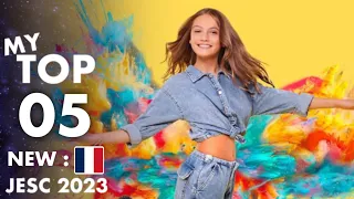 JESC 2023 : My Top 5 (so far) + France 🇫🇷