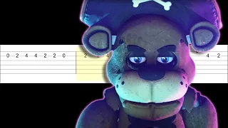 FNAF Looking for a Pirate Treasure (Easy Guitar Tabs Tutorial)