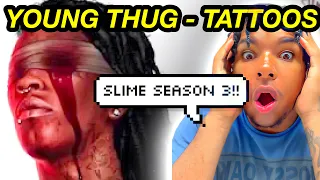 FREE THUG MAN!! Young Thug - Tattoos (Official Reaction Video)