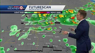 Rain will impact Monday plans