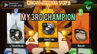 Saviour Of World | My Third Champion Cross Server Top III Server 7 🏆🏆🏆 | Team Hawk | Naruto