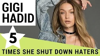 Top 5 Times Gigi Hadid SHUT DOWN Her Haters! | Hollywire