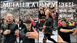 Metallica - Walk-on and walk-off @ Ullevi Stadium, june 18th 2023