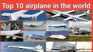 top 10 biggest airplane ✈️ || top 10 airplane in the world