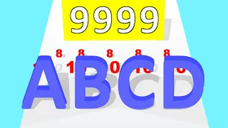 NUMBER MASTER — ALPHABET LEVELS // From A to K // (Merge, Gameplay)