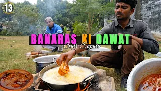 Exotic 8-Course Banarasi NON-VEG Feast at SAIR SAPATA | A Daawat tradition over Food in Varanasi