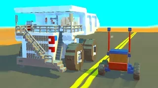 САМАЯ БОЛЬШАЯ МАШИНА В МИРЕ ПРОТИВ МАЛЕНЬКОЙ ТАЧКИ В СКРАП МЕХАНИК ! (Scrap Mechanic)