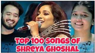 Top 100 Songs of Shreya Ghoshal | Hindi Songs | Songs are randomly placed | Reaction