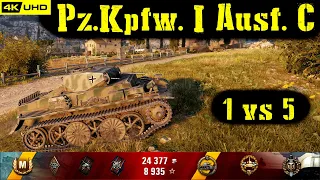 World of Tanks Pz.Kpfw. I Ausf. C Replay - 9 Kills 1.1K DMG(Patch 1.6.1)