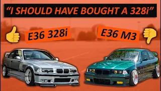 3 REASONS TO SKIP THE M3 and BUY A *NON ///M* E36 INSTEAD (less differences than you think)