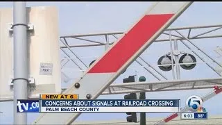 Drivers concerned about signals at a busy railroad crossing