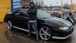 Taking Delivery Of My New Chevy Monte Carlo SS On 22’s Irocs